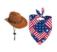 Independence Day Clothes Geese - 4th of July Geese Outfit Set | Garden Flag Animal Outfits | Animal Flag Outfit | Holiday Eye Costume For Accessories