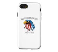 Independence Day Eagle American flag on feathers Case for iPhone SE (2020) / 7/8
