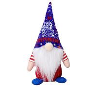 Independence Day Gnome Ornament | Stars Faceless Doll Plush Decorations | Soft Gnome Plush 4th of July for Memorial Day and Independence Day