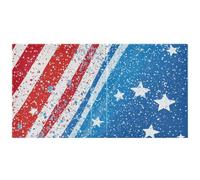 Independence Day Red and Blue Stars 1 and A Half Inch Binders Three-Rings with Interior Pockets 1/2 Packs Aesthetic Binder Hardcover