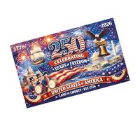 Independence Day Themed Background Banners Patriotic Holiday Backdrop for Indoor Outdoor Decorating Permanent Day Decoration