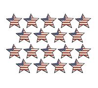 Independence Day Wooden Stars, Flag Star Decoration - Table Centerpiece Decoration with Wooden Star in the Shape of a 4th of July Star