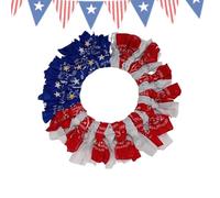 Independence Day Wreath,Patriotic Wreath for Front Door | Festival Garland Decor for Wall Window Garden Backyard Pathway Bedroom Apartment