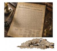Independence Declaration Adult Wooden Jigsaw Puzzle 500 Pieces | Shared puzzle challenge with indoor weekend activity.