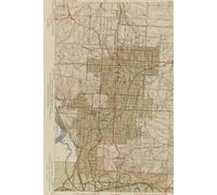 Independence Missouri Map Journal: Vintage Map Notebook