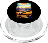 Independence Virginia USA Scenic Mountain Valley Design PopSockets PopGrip for MagSafe