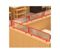 Independent Acoustic Divider for Desk100x30 cm Red Partition for Noise Reduction & Visual Distraction Control in Offices and CafésEnhance Focus & Privacy