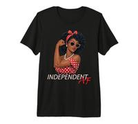 Independent AF Black Pin Up Girl Afrocentric Melanin Premium T-Shirt