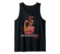 Independent AF Black Pin Up Girl Afrocentric Melanin Tank Top