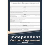 Independent Contractor Agreement Forms: Service Contract Terms Between Freelancer and Client | 120 Pages.