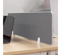 Independent Desk Panels 80cm Office Dividers Reduce Visual Distractions Enhance Focus Workspace Separation Modern Design Ideal for Home & Office Use