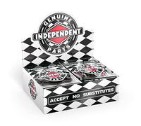 Independent Skateboard Hardware 1-1/4" Kreuz 12 Pack, Black, Stainless Steel, Phillips/Flat Head, 1.25" Groove, 1/4-20 Thread, 16 Pieces