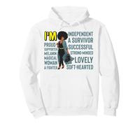 Independent Survivor Black Girl Power Women Melanin Magic Pullover Hoodie