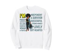 Independent Survivor Black Girl Power Women Melanin Magic Sweatshirt