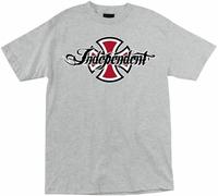 Independent Trucks Skateboard T-Shirt - Brushed Mens Tee Grey XL