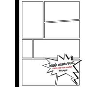 Independently Published Blank Comic Book, 155 Pages | Large Sketchbook Notebook for Kids Adults to Draw Comics | 8.5x11 Inches | White Paper