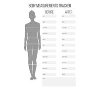 Independently published Body Measurement Tracker Notebook: Journal, Log, Notebook with Weight Tracker, Body Shape and Size - Food and Fitness Log, 6x9 inches, 2021