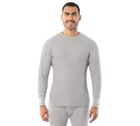 INDERA Heavyweight Cotton Waffle Long Johns Thermal Undershirt for Men Heather Grey