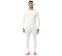 INDERA Men's cotton base layer underwear, White, 4X UK
