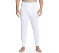 INDERA Men's Cotton Rib Knit Thermal Underwear Pant, White, X-Large