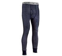 INDERA Men's Dual Face Raschel Knit Performance Thermal Underwear Long Johns Pant, Vintage Navy, X-Large