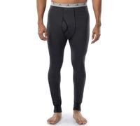 INDERA Men's Expedition Weight Cotton Raschel Knit Thermal Underwear Pant, Black, Medium