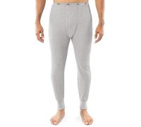 INDERA Men's Heavyweight Cotton Waffle Long Johns Thermal Underwear Bottom, Heather Grey, Small