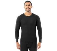 INDERA Traditional Long Johns Thermal Long-Sleeve, Men Black