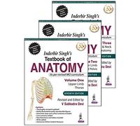 Inderbir Singh’s Textbook of Anatomy (3 Volumes): Volume 1: Upper Limb and Thorax, Volume 2: Lower Limb, Abdomen and Pelvis, Volume 3: Head & Neck and Neuroanatomy