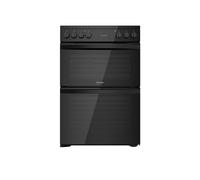 Indesit ID67V9KMB/UK cooker Freestanding cooker Electric Ceramic Black