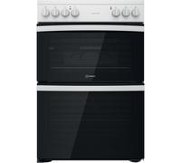 Indesit ID67V9KMW/UK cooker Freestanding cooker Electric Ceramic White
