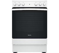 Indesit 60cm Electric Cooker With Ceramic Hob - White