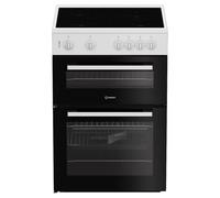 Indesit 60cm Freestanding Electric Cooker with Ceramic Hob,