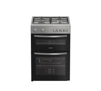 Indesit 60cm Gas Cooker - Silver