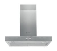Indesit 60cm Slimline Cooker Hood - Stainless Steel IHBS65LMX