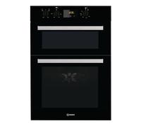 Indesit Aria Electric Built In Double Oven - Black