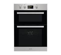 Indesit Aria Electric Built In Double Oven - Stainless Steel