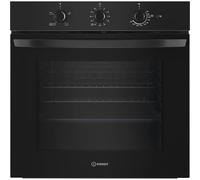 Indesit IO 232H B UK Built In Electric Single Oven - Black - A Rated, Black