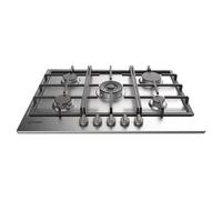 Indesit Built in THP751W/IX/I 75cm 5 Zone Gas Hob - Stainless Steel