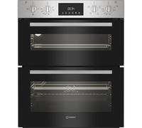 Indesit DUI 12D IX Built Under Electric Double Oven - Stainless Steel - A/A Rated, Stainless Steel