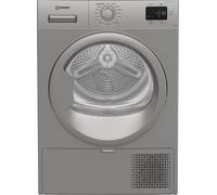Indesit C YD 92D SS UK 9Kg Heat Pump Tumble Dryer - Silver - A+ Rated, Silver