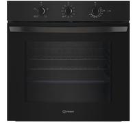 Indesit IO 232H B UK Built In Electric Single Oven - Black - A Rated, Black