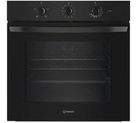 INDESIT Click&Clean IO 233 B UK Electric Oven - Black, Black