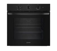 INDESIT Click&Clean IO 233 B UK Plug-in Electric Oven - Black, Black