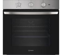 INDESIT Click&Clean IO 233 X UK Electric Oven - Stainless Steel, Stainless Steel