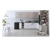 Indesit D2F HK26 B UK Push&Go 14 Place Settings Dishwasher - Black [EEK: E]