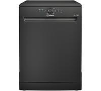 Indesit D2FHK26BUK Freestanding Dishwasher 14-Place Push & Go Fast & Clean Black