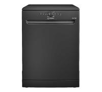 Indesit D2FHK26BUK Standard Dishwasher - Black Black