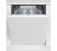 Indesit D2IHL326UK WHITE Built in Full Size Dishwasher, 14 Place