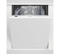 Indesit D2IHD526UK Fully Integrated Standard Dishwasher - White Control Panel - E Rated, White